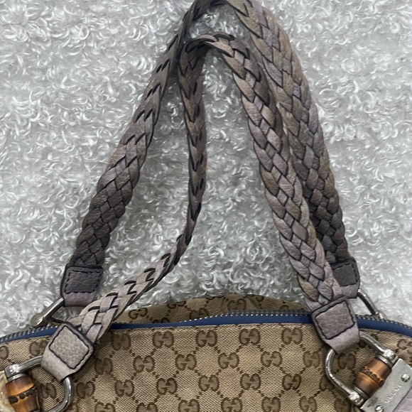 Gucci Bamboo Bar Shoulder Bag GG Canvas - Picture 3 of 16